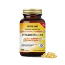 Vitamina D3 + K2 5000 UI - Tecnología Liposómica para Absorción Mejorada - MK-7 Vitamina K2 100mcg - Soportes Bono & Calcio Metabolismo - D3K2 Suplemento para Hombres - 180 Softgels