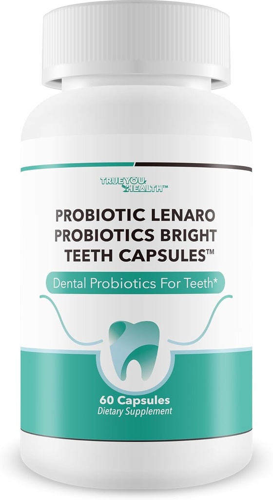 Probióticos Capsules de dientes brillantes - Nuestros mejores probióticos dentales Apoyo a los dientes blancos - Probióticos dentales brillantes blanqueamiento de dientes ratón cápsulas alternativas - Probióticos para dientes