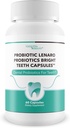 Probióticos Capsules de dientes brillantes - Nuestros mejores probióticos dentales Apoyo a los dientes blancos - Probióticos dentales brillantes blanqueamiento de dientes ratón cápsulas alternativas - Probióticos para dientes