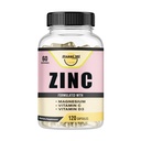 Zinc, Zinc 100mg, Magnesium Glycinate 150mg, Vitamina D3 5000 UI, Vitamina C 500mg Por Serving, Immune Support, Immune Booster, Antioxidante Support