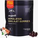 Organifi Shilajit Gummies - Himalayan Shilajit for Hombres and Women with PrimaVie Shilajit, 40-Plus Trace Minerals, and More - Hormone Balancer, Boosts Cellular Energy, Beats Fatigue, and More, 60 Count