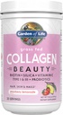 Garden of Life Grass Fed Collagen Beauty - Strawberry Lemonade, 20 Servings, Powder for Women Men Hair Skin Nails, Hydrolyzed Collagen Peptides Protein Powder Suplemento
