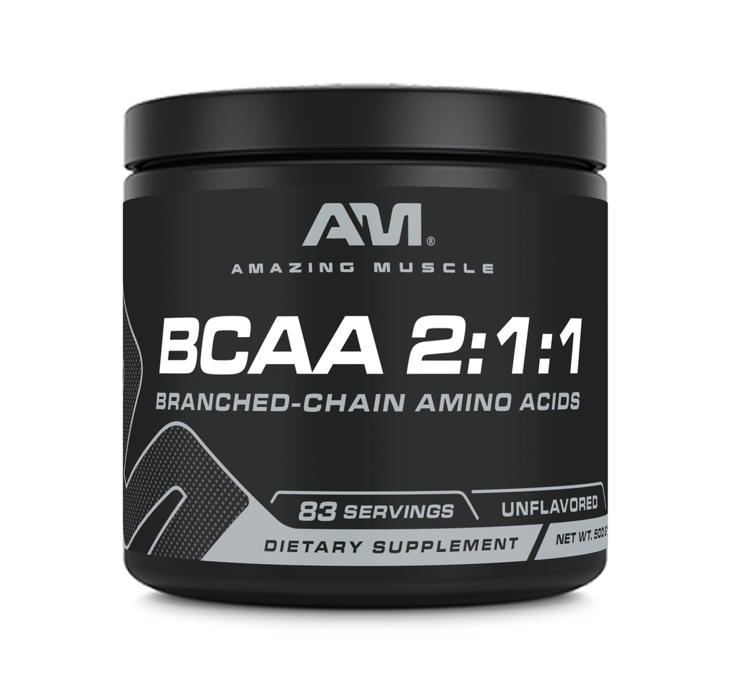 Increíble musculo BCAA Amino Suplemento Silencio 2:1:1 Ramada Cadena Aminoácidos Ratio ← Desarrollado Silencio Net Weight 500 Grams (1.1 Lb)