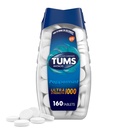 TUMS Ultra Strength Chewable Tablets for Heartburn Relief, Peppermint - 160 Count