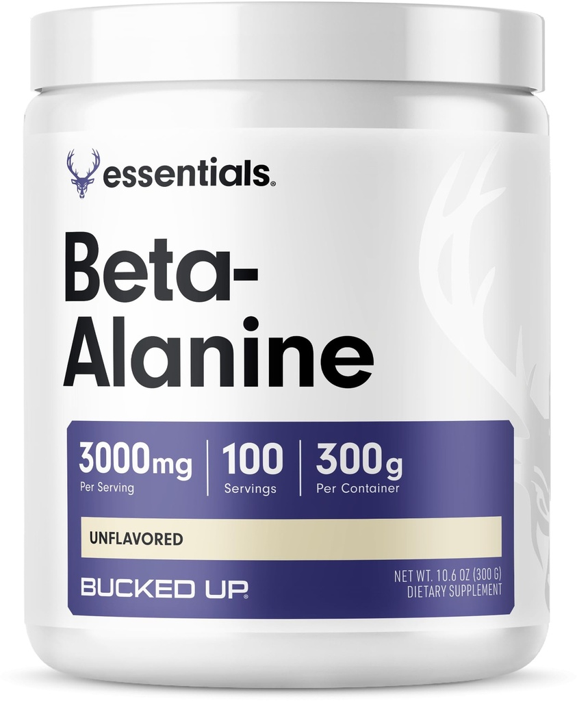 Abróchate Beta Alanine 300mg Powder, No GMO, Libre de gluten, Desarrollado (100 Servings)