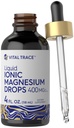 Carlyle Ionic Magnesium Líquido Complejo TENIDO 400mg TEN 4 fl oz TEN VENTIDO VENTAS VENTIDAS NO GMO &amp; Gluten Suplemento gratuito TENIDO por Vital Trace