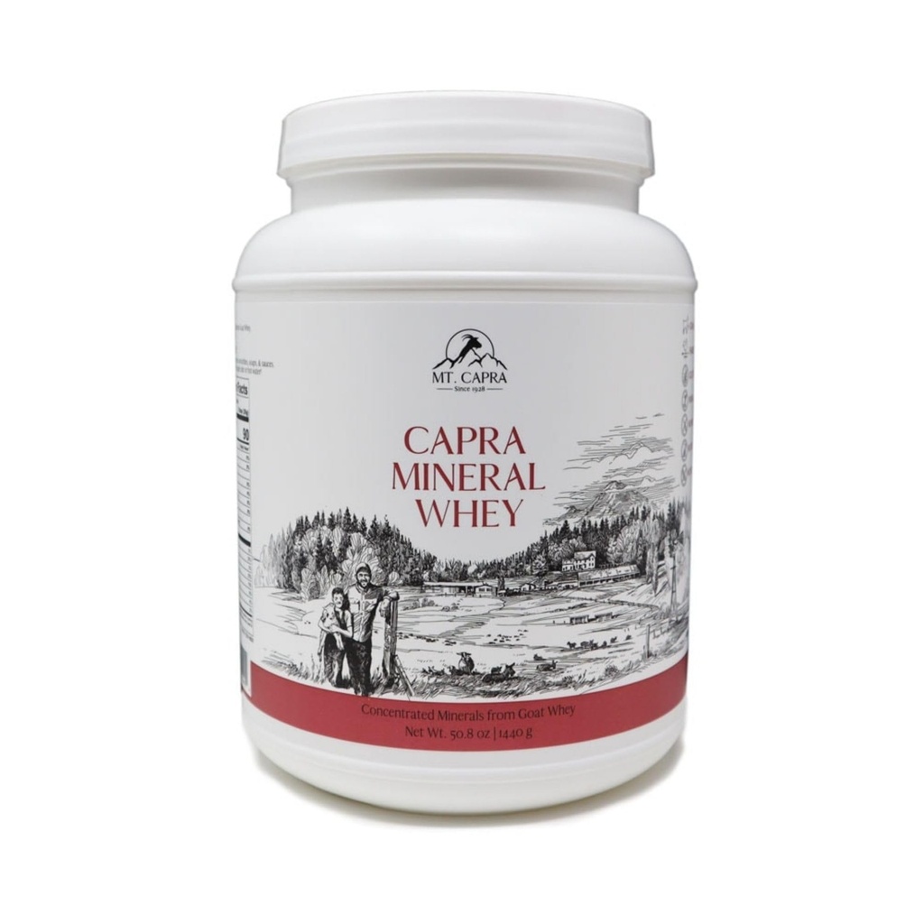 Mt. Capra Mineral Whey TENIDO A Whole Food, Bio-Available Mineral/Electrolyte Powder Suplemento de Goat Milk Whey, Rich in Potassium, Alkalizing TEN 56 Servings - 50.8 oz