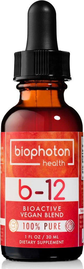 Liposomal Vitamina B12 Suplemento líquido - Bioactive Methyl Blend - Vegan " Non GMO - Organic Glycerin " Sugar Free (1 Fl Oz)
