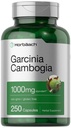 Horbaach Garcinia Cambogia Extract Pills  1000mg ← 250 Capsules Silencio Herbal Extract Supplement ← Non-GMO, Gluten Free