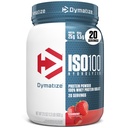 Dymatize ISO100 Whey Protein Powder Isolate, Strawberry, 25g de Protein, 5.5g BCAAs, Menos Than 120 Cal., Gluten Free, 1g Fat, 1g Sugar, 2g Carb (20 Servings)