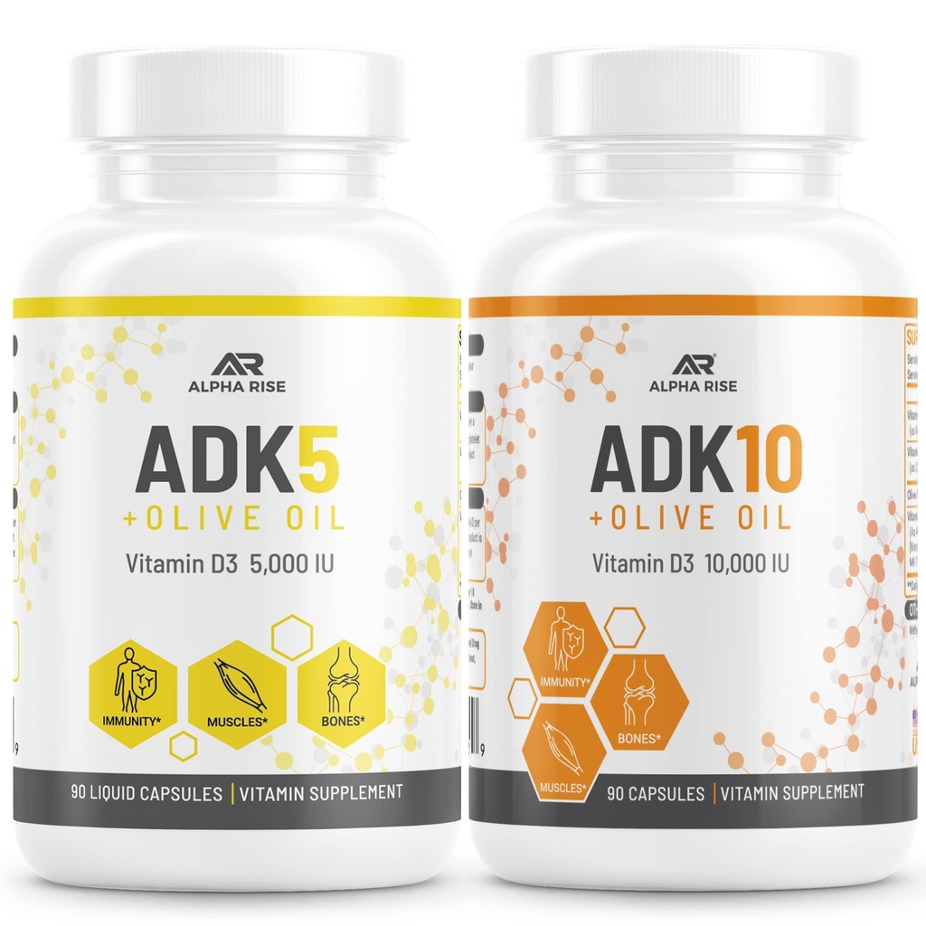 ADK 5 Suplemento de vitamina + ADK 10 Suplemento de vitamina