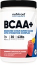 Nutricost BCAA + Polvo de hidratación (Raspberry Lemonade) 30 Serviciones - Aminoácidos de cadena ramificados con complejo de hidratación - Gluten-Free, Non-GMO