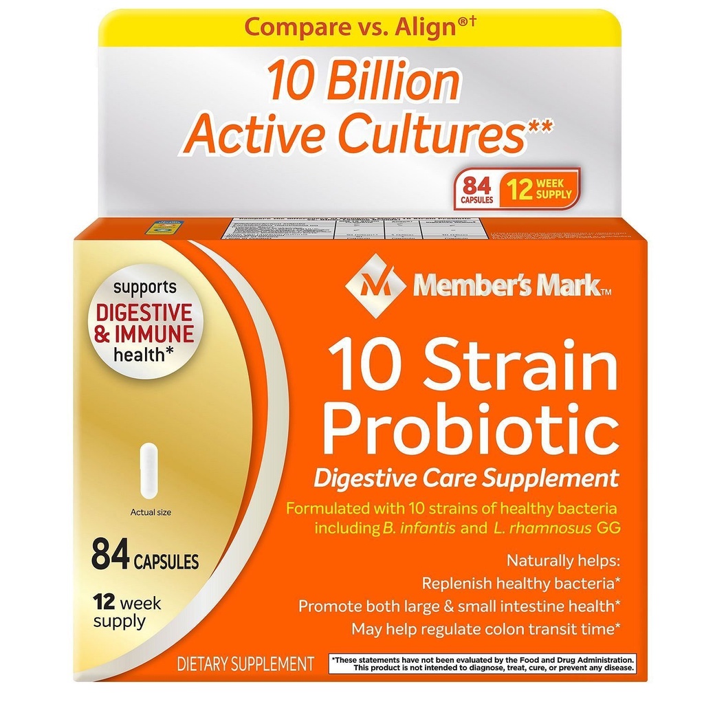 Marcos 5X Probiotic Digestive Care Suplemento - 2/42ct. Botellas