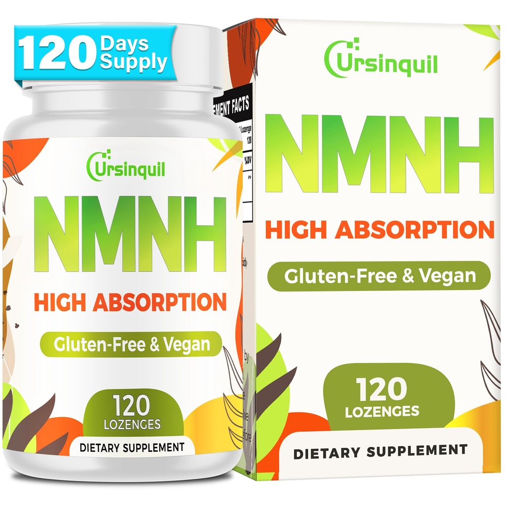 Sublingual NMNH 500mg (Dihidronicotinamide Mononucleotide) (120 Servings, NMNH 500mg per Serving) NAD Suplemento a Boost NAD Levels as We Age, for Anti-Aging, Energy, Immunity, Focus - 120 Count