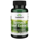 Extracto de la hoja de espinacas Swanson - Suplemento herbal Promoción de la salud general - Green Foods Fórmula w/Beneficial Thylakoids " Chlorophyll - (60 cápsulas de verduras, 650 mg cada uno)