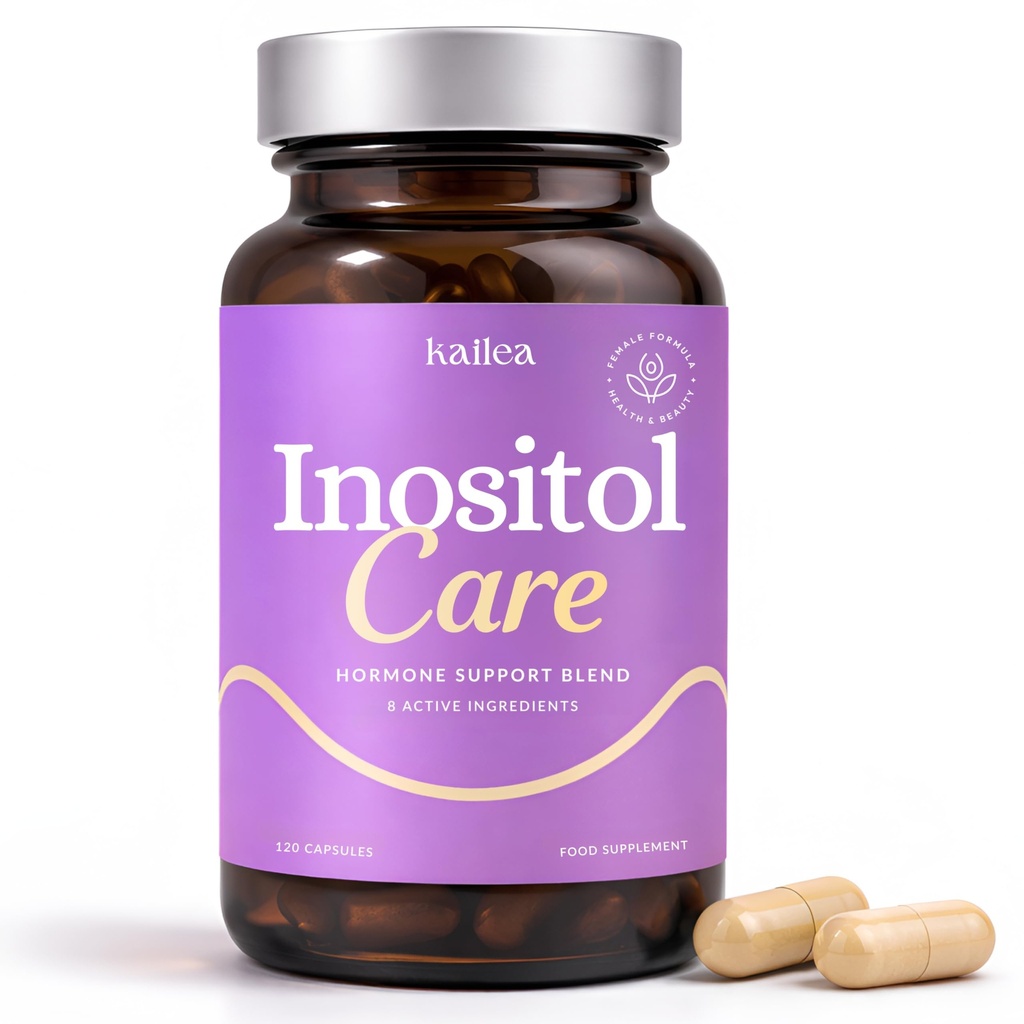 8-in-1 PCOS Apoyo Suplemento - 2,000mg Myo Inositol, NAC, Maca Root, Cinnamon, Chromium, Folate, Zinc, Vitamin D3 Silencioso Equilibrio hormonal, Salud Ovárica &amp; Gestión de Peso Apoyo TENIDO 30-Day Supply
