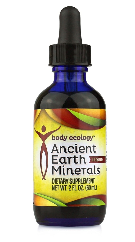 Ecología del cuerpo Antigua Tierra Minerales Líquidos TENIDO 100% Trace Mineral depurado vegetal Suplemento Líquido TENIDO Solución electrolítica de absorción rápida para soporte inmuno TEN 60 Servimientos (2 fl oz)