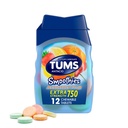Bonine Motion Sickness Relief Chewable Tablets, 16ct and TUMS Smoothies Extra Strength Antacid Fruit Chewable Tablets, 12 Count
