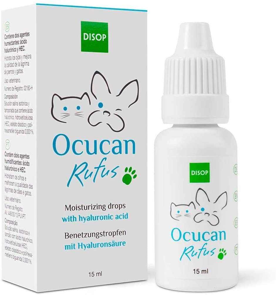 Dog Eye Drops with Hyaluronic Acid – Lubricating Tear Relief for Dry, Irritated Eyes – Soothing Eye Lubricant for Dogs and Cats,15 ml (0.5 fl oz)