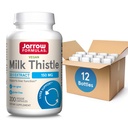 Jarrow Formulas Milk Thistle 150 mg Con 30:1 Standardized Silymarin Extract, Dietary Supplement for Liver Function Support, 200 Veggie Capsules, 66-200 Day Supply, 12 Packs