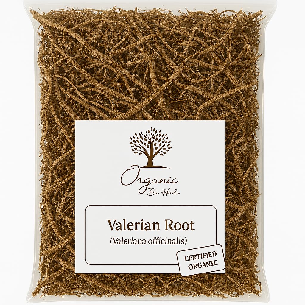 Orgánica Dried Valerian Root 2 oz – Valeriana Officinalis – Suplemento Natural Herbal – No GMO, Vegan, Kosher, No Fillers, Caffeine-Free