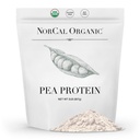 NorCal Organic - Premium Pea Protein Isolate - 100% Vegan y Orgánico - UNFLAVORED - 2 Libras (Pack of 1) - 35 Serviciones