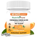 Hierro Chewable 65 mg con vitamina C 270 mg (para Mujeres/Men)