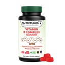 Complejo de vitamina B Gummies – Alta Potencia B Complejo Vitaminas Gummies con Metil B12, Folate, Biotina & Vitamina C – No GMO, Vegan, Libre de gluten – 90 Gummies – Hecho en EE.UU.