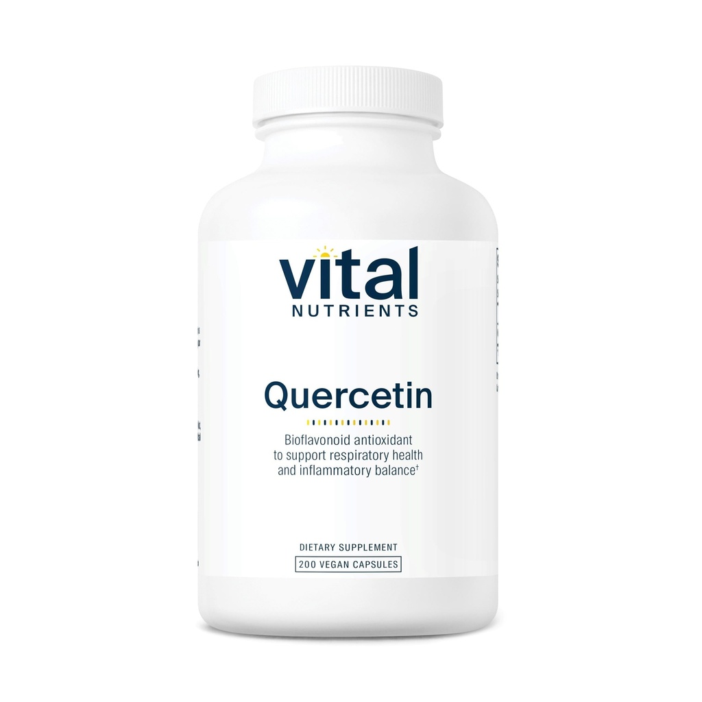 Nutrientes Vitales Quercetina ← Vegan Quercetina Suplemento con Bioflavonoides para el Sinus, Respiratorio, Corazón, &amp; Función Inmune Apoyo Silencio Gluten, Dairy, Soy Gratis