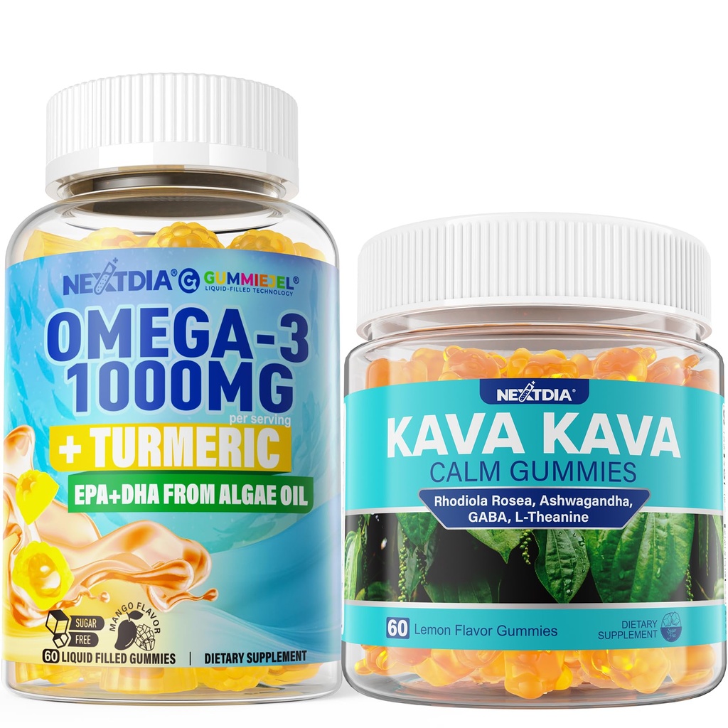 Omega3 + Turmérica, Kava Calm Gummies