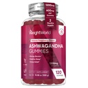 WeightWorld Ashwagandha Gummies for Women and Men 1200mg - 120 Gummies (2-Month Supply) - Ashwagandha Supplement Gummies for Energy Booster, Healthy Sleep & Stress Relief - Vegan &amp; Gluten-Free