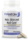 Pacientes One Hair, Skin &amp; Nail Care ← Suplemento para soportar uñas fuertes, y el cabello saludable y la piel* Silencioso con Keratin, Collagen y Más Silencio 30 cápsulas