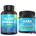 Suplemento GABA + Velgan Omega-3 Algae Oil