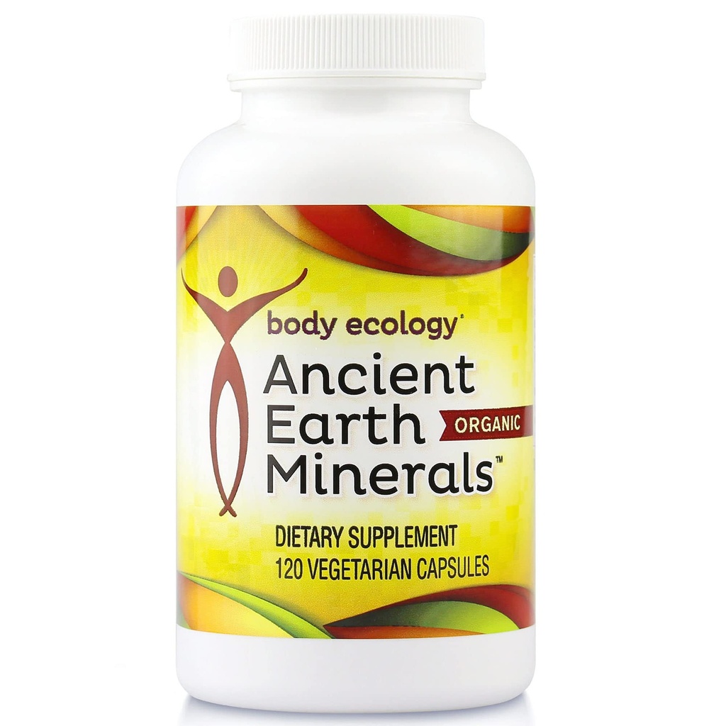 Ecología Corporal Antiguos Minerales de la Tierra TENIDO 100% Trace Mineral Derivado Suplemento Substancia Construye Inmunity Vida Promueve Detoxificación Silencio No-GMO TEN 120 Conde Vegetariano