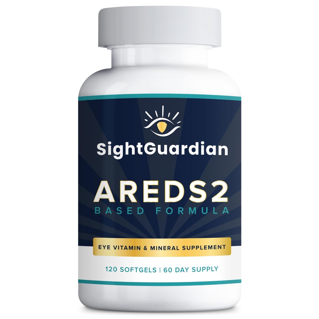 Suplemento Vitamina-Mineral Ojo Basado en AREDS2 (120 ct. 60 Day Supply) - Suplemento Basado en AREDS2 para Ojos - Fórmula baja de zinc - Suplemento de Visión Ocular y Vitamina