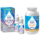 TheraTears 1200mg Omega 3 Suplemento para la Nutrición Ocular, Orgánica Triglicérida Pez Aceite y Vitamina E, 180 Cuenta con Thera Tears Ojo gotas para Ojos Secos, 0,5 Fl Oz, 15 Ml, 2 Pack