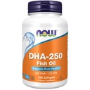 AHORA Suplementos de alimentos, DHA-250 con 125 EPA, Destilado molecularmente, apoya la salud cerebral*, 120 Softgels