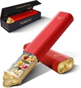 Premium organizador semanal de píldoras, caja compacta de 7 días para purse, caja de aluminio de oro ligero para vitaminas, medicina, suplementos, regalo de bienestar de lujo