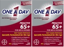 UNA A DAY Proactive 65+, Mens & Womens Multivitamin, Suplemento con Vitamina A, Vitamina C, Vitamina D y Zinc para Immune Health Support*, Calcium, Folic Acid &amp; More, Tablet 150 Count (Pack of 2)