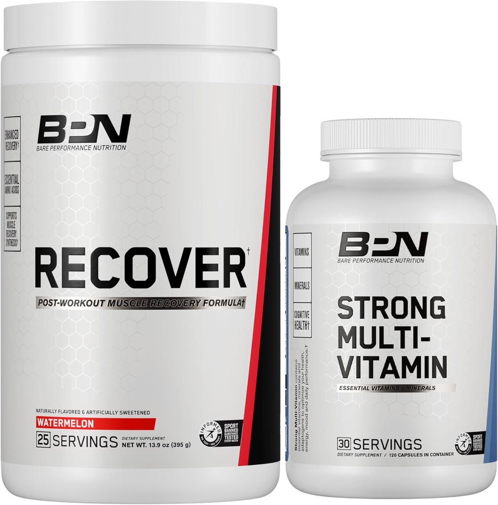 BARE PERFORMANCE NUTRITION BPN Recover &amp; Strong Multivitamin Bundle