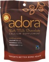 Adora Premium Vitamina D3 Magnesio y Suplemento Calcio, 500 mg, Milk Chocolate, 30 Conde