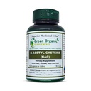 Green Organic Supplements' N-Acetyl Cysteine (NAC), 90 VCaps, High Absorbable, Non-GMO, Gluten-Free ANTE Balance Immune System and Supports Health (Pack of 1)