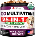 Perro multivitamínico Chewable con Glucosamina - Vitaminas y Suplementos para perros - Senior &amp; Puppy Multivitamin for Dogs - Pet Joint Support Salud - Inmunidad - Movilidad - Energía - Gut - Skin - 120 Chews
