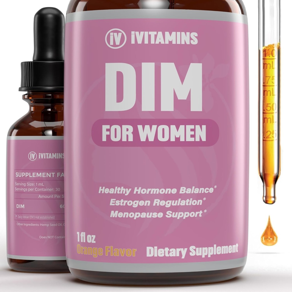 Suplemento de Dim Mujeres Silenciosos Suplemento de Estrógeno para Mujeres Silenciosos Suplemento de Dim para Mujeres Silencio Suplemento de Dim para Mujeres Silenciosos Suplementos de Acné Silencio Acne Suplementos para Mujeres Silencio 1 fl oz: Orange Flavor