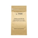 Ingredientes originales puros Unflavored Instantized BCAA (1lb) Polvo, Cadena ramificada Aminoácidos esenciales, Suplemento