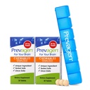 Prevagen Regular Strength Orange Chewables - 60 Tablets (2 Mes de Suministro) Silencio Formulado para Su Cerebro ← 10 mg de Apoaequorin Plus Vitamina D3 con 7-Day Pill Minder