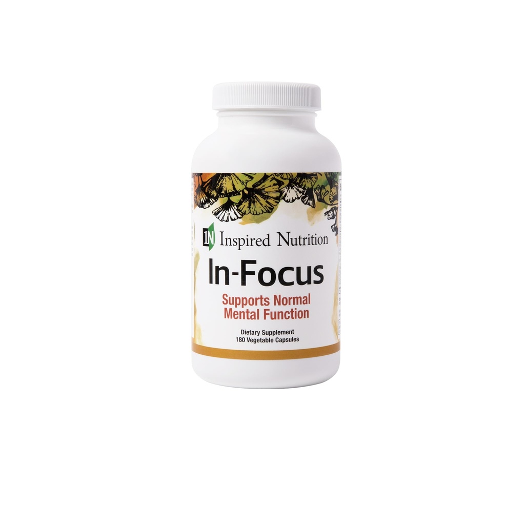 in-Focus - Apoyo a la Claridad Mental - No Caffeine - 180 cápsulas