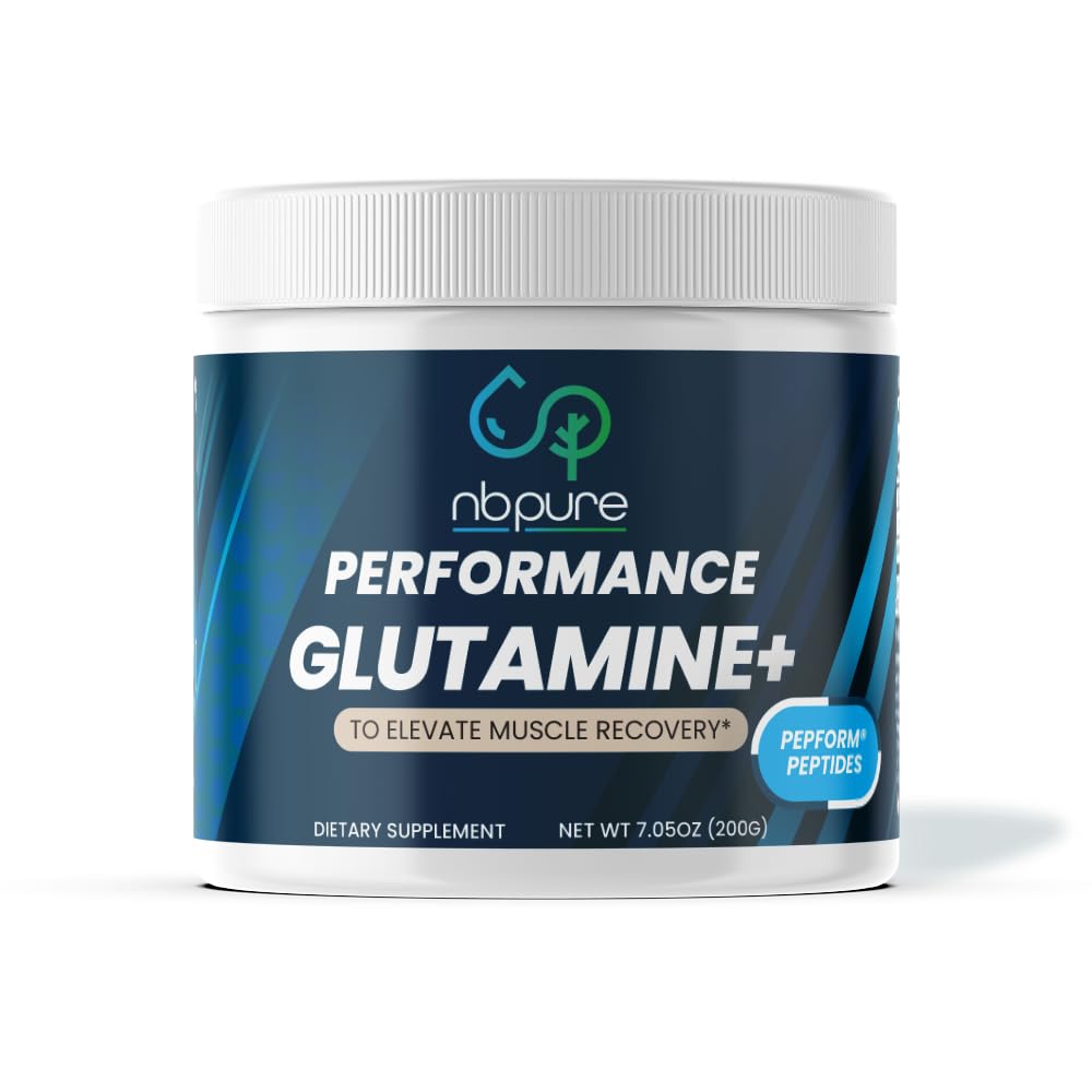Glutamina de rendimiento nbpure+: Peptides de Glutamina PepFormTM – Recuperación del músculo no GMO " Gut Health – Leaky Gut, Immune Support