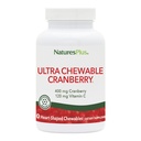 NaturesPlus Ultra Chewable Cranberry - 90 Love Berries Tablets - Promueve la salud de la tradición urinaria - No GMO, Gluten Gratis - 45 Servings