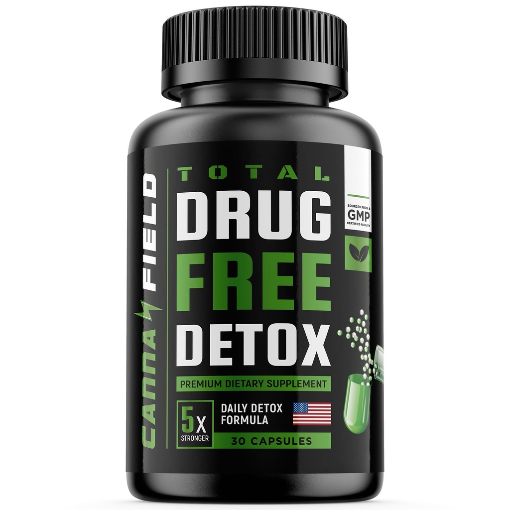 Detox y Liver Cleanse - USA Made - 5-Days Natural Toxins Remove – Las mejores pastillas para pasar prueba - Premium Detox Suplemento - 30 cápsulas